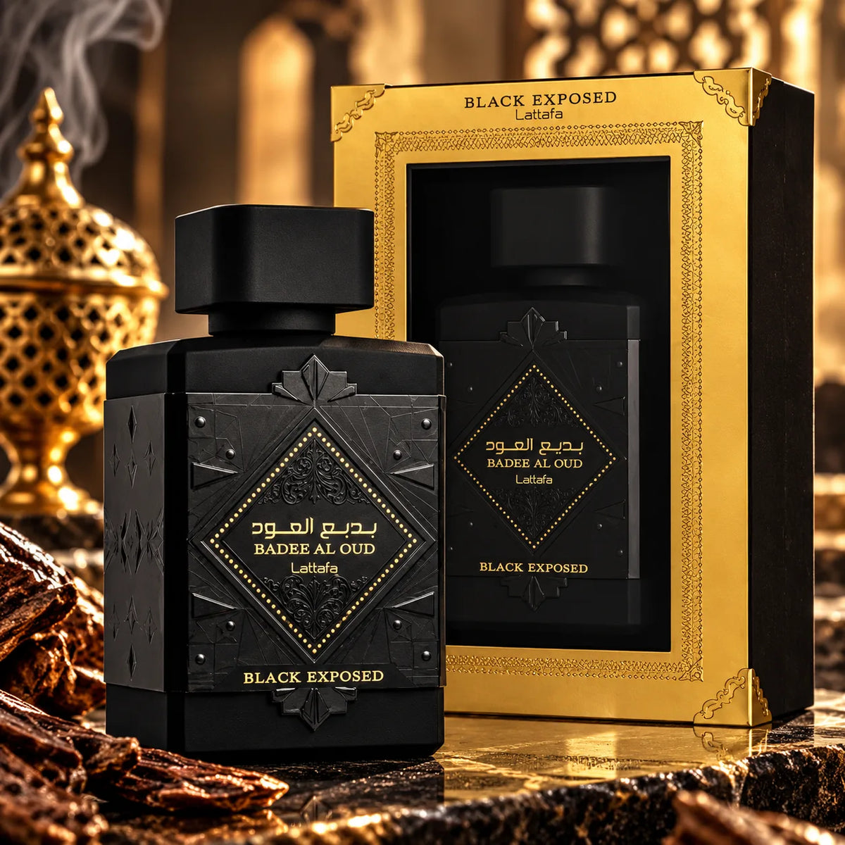 Lattafa Bade'e Al Oud Black Exposed EDP 100ml