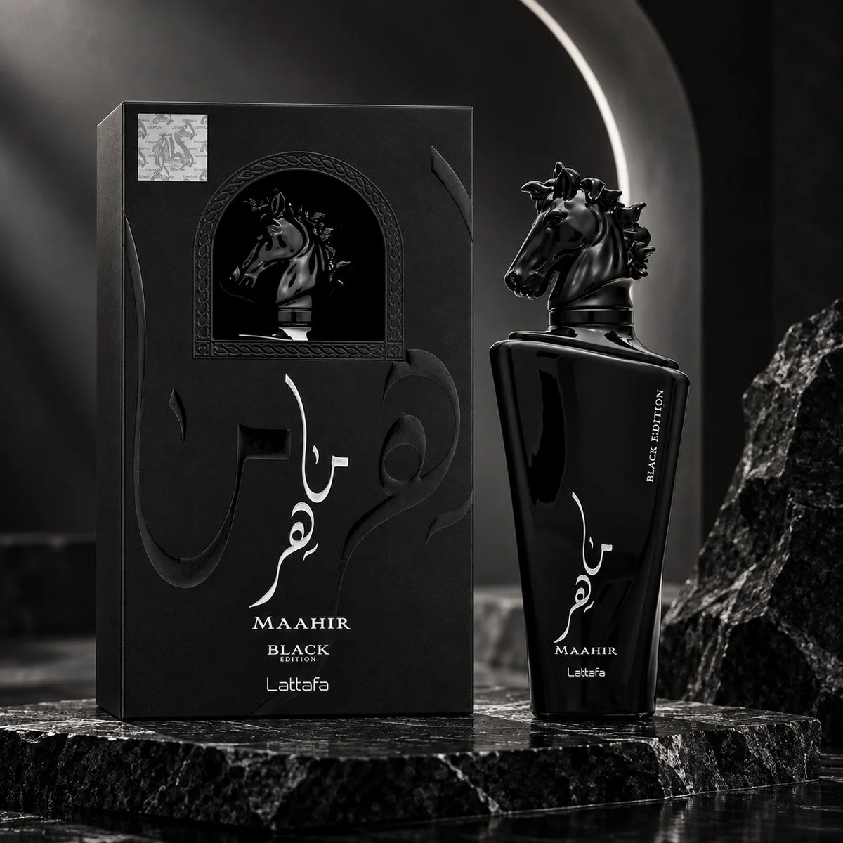 Maahir Black Edition by Lattafa – EDP 100ml for Men & Women