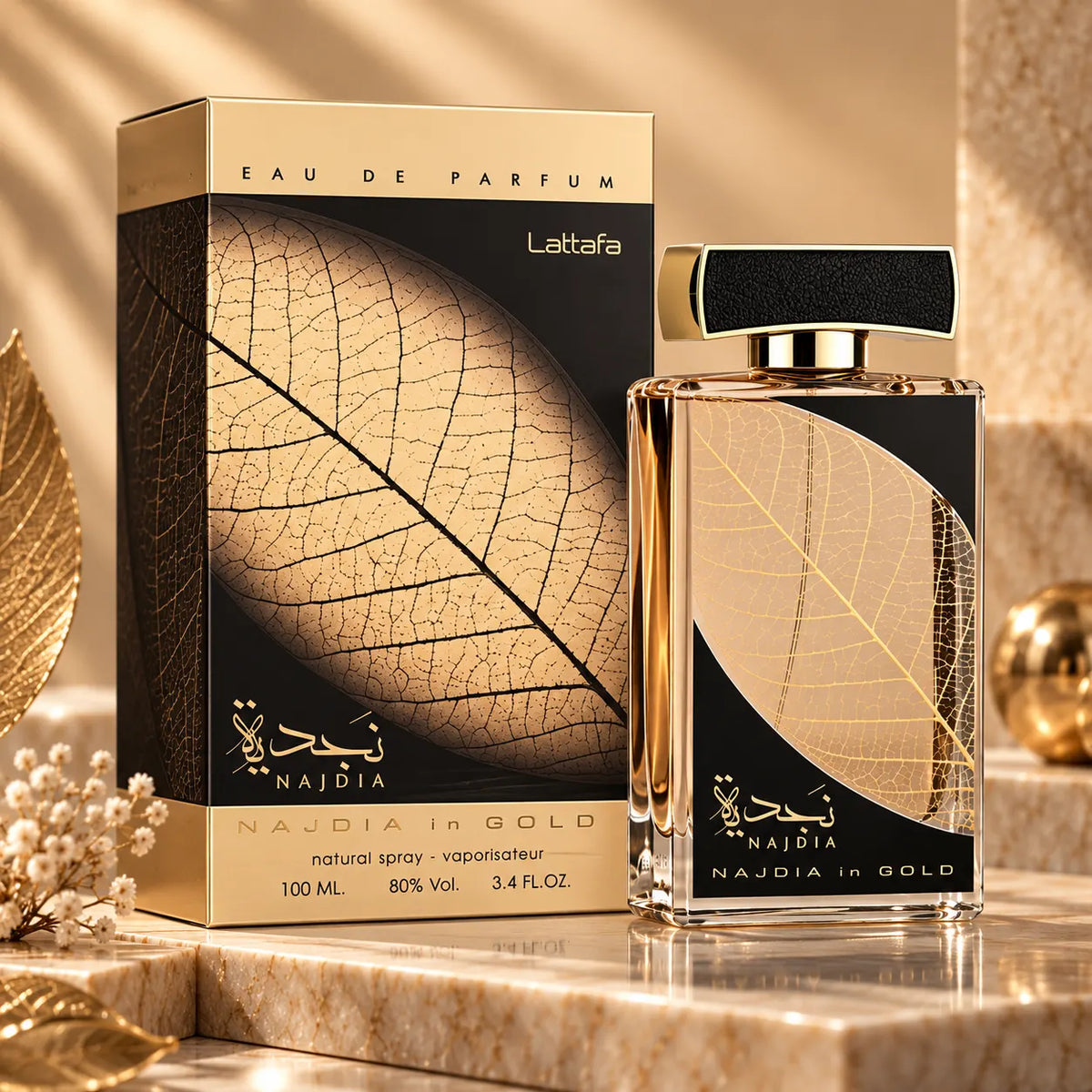 Najdia in Gold by Lattafa EDP 100ML Unisex