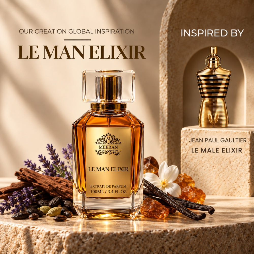 Meeran LE MAN ELIXIR Extrait De Parfum – A Bold Statement of Luxury