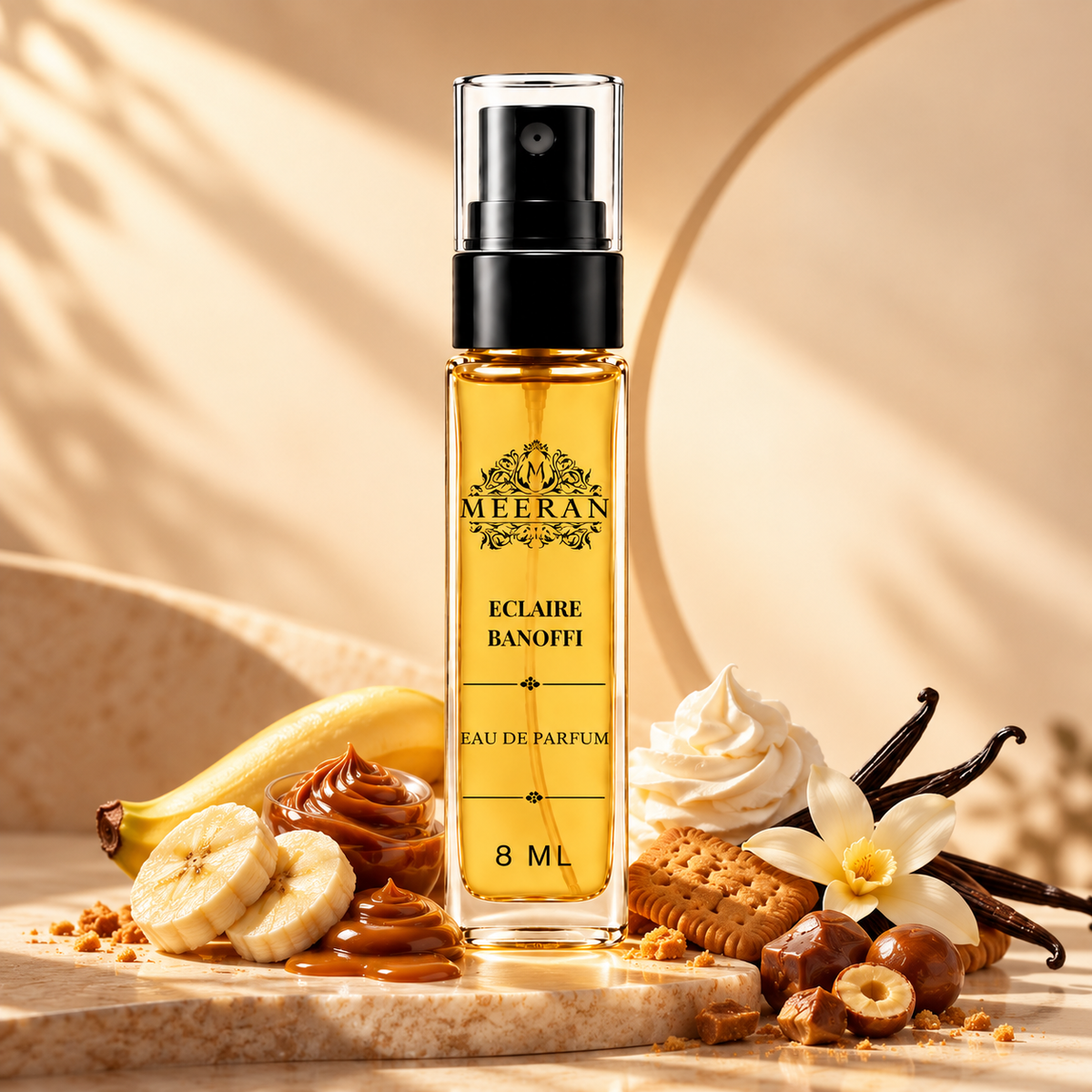 Lattafa Eclaire Banoffi (8ML) Eau de Parfum Spray for Women | Decented From Original Bottle| Long Lasting Perfume |
