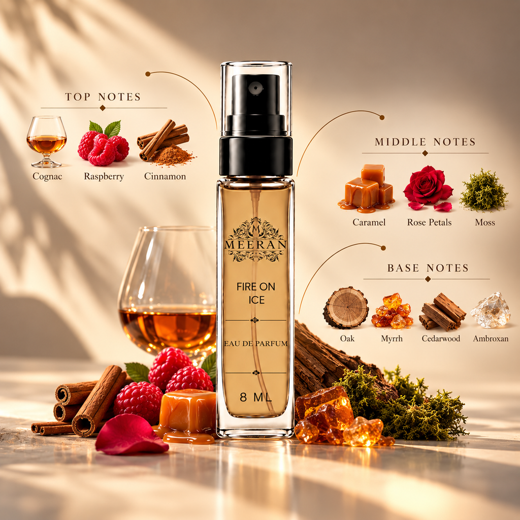 Lattafa Fire On Ice (8ML) Eau de Parfum for Unisex | Decented From Original Bottle
