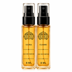 ULTRA & CLASSIC Perfume Combo Set (8ML x 2) | Long Lasting Luxury Eau De Parfum for Men & Women | Pocket Perfume Travel Size Fragrance Collection | 30% Oil Concentration