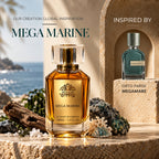 Meeran MEGA MARINE Extrait De Parfum | Fresh Aquatic Luxury Perfume