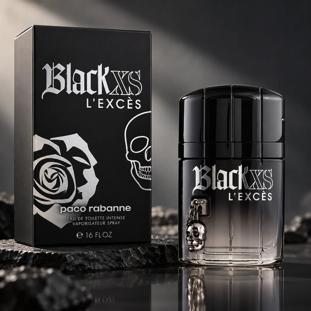 Black XS L'Exces by Paco Rabanne Eau de Toilette Intense 50ml for Men