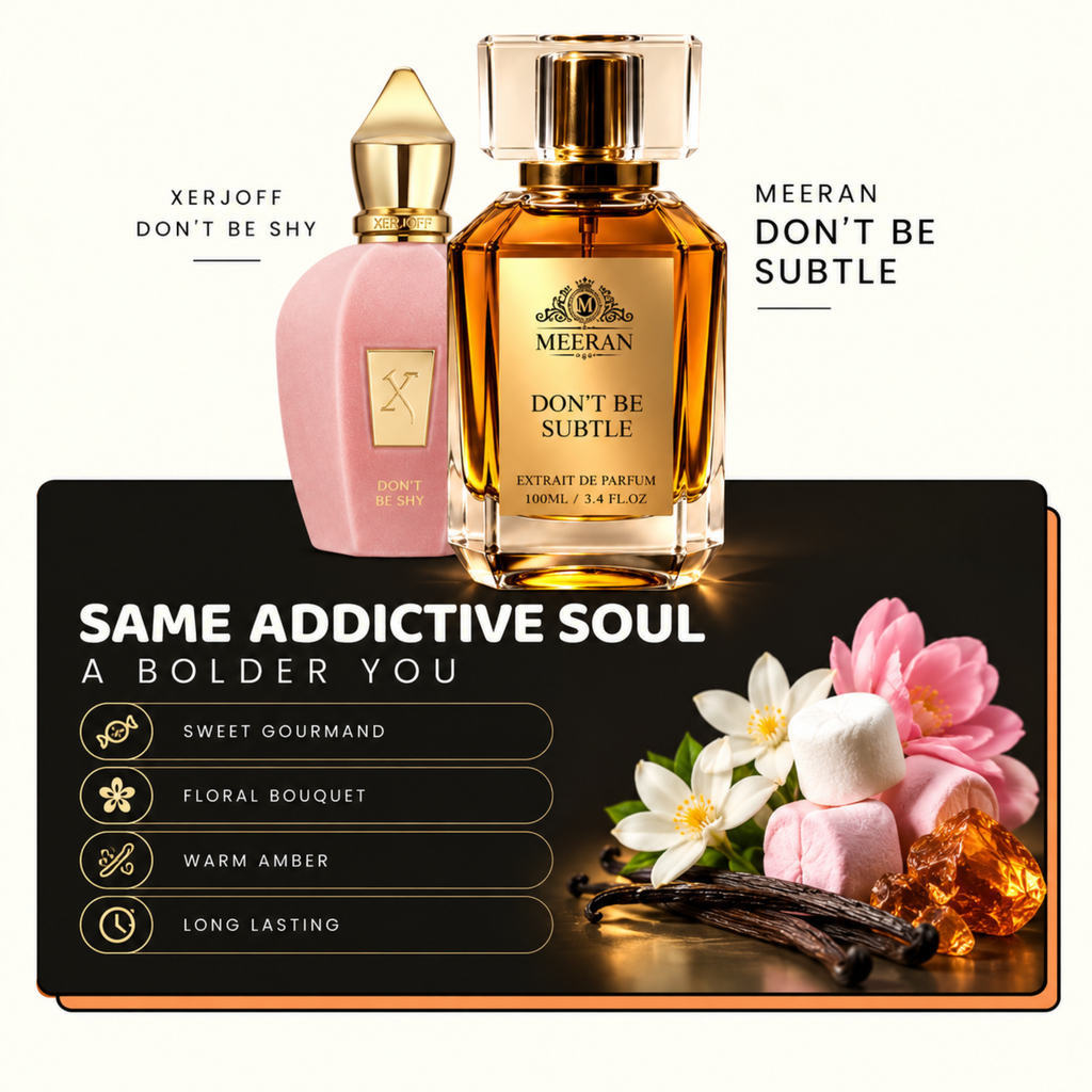 Meeran Dont Be Subtle Extrait De Parfum – Bold, Long Lasting Luxury Fragrance