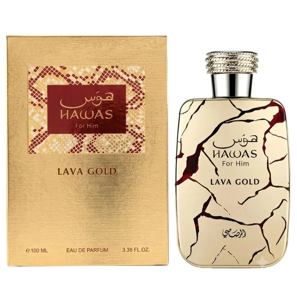 Rasasi Hawas Lava Gold Eau De Parfum 100ml For Man