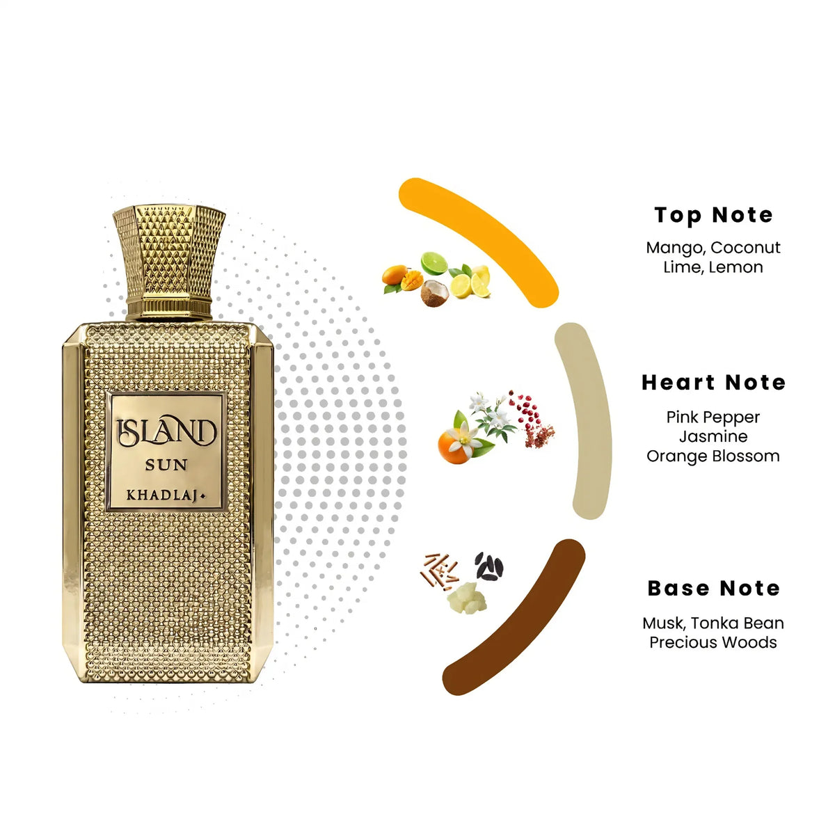 Khadlaj Island Sun Extrait De Parfum 100ml For Man & Woman