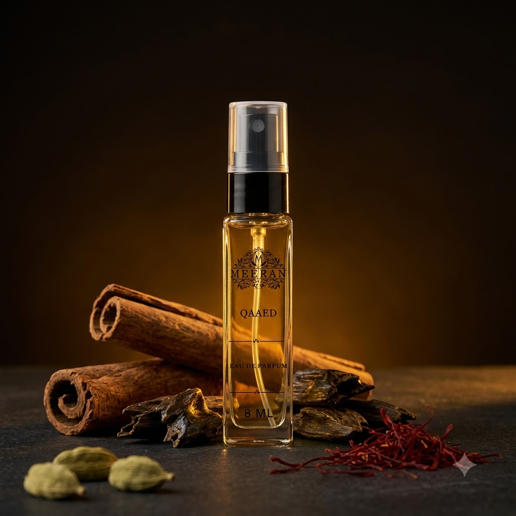 Qaaed Eau De Parfum | 8ML | Long Lasting Luxury Perfume For Men | Decanted From Original Bottle | Qaaed EDP Unisex